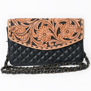 American Darling Small Crossbody Beautifully Hand tooled Leather women bag